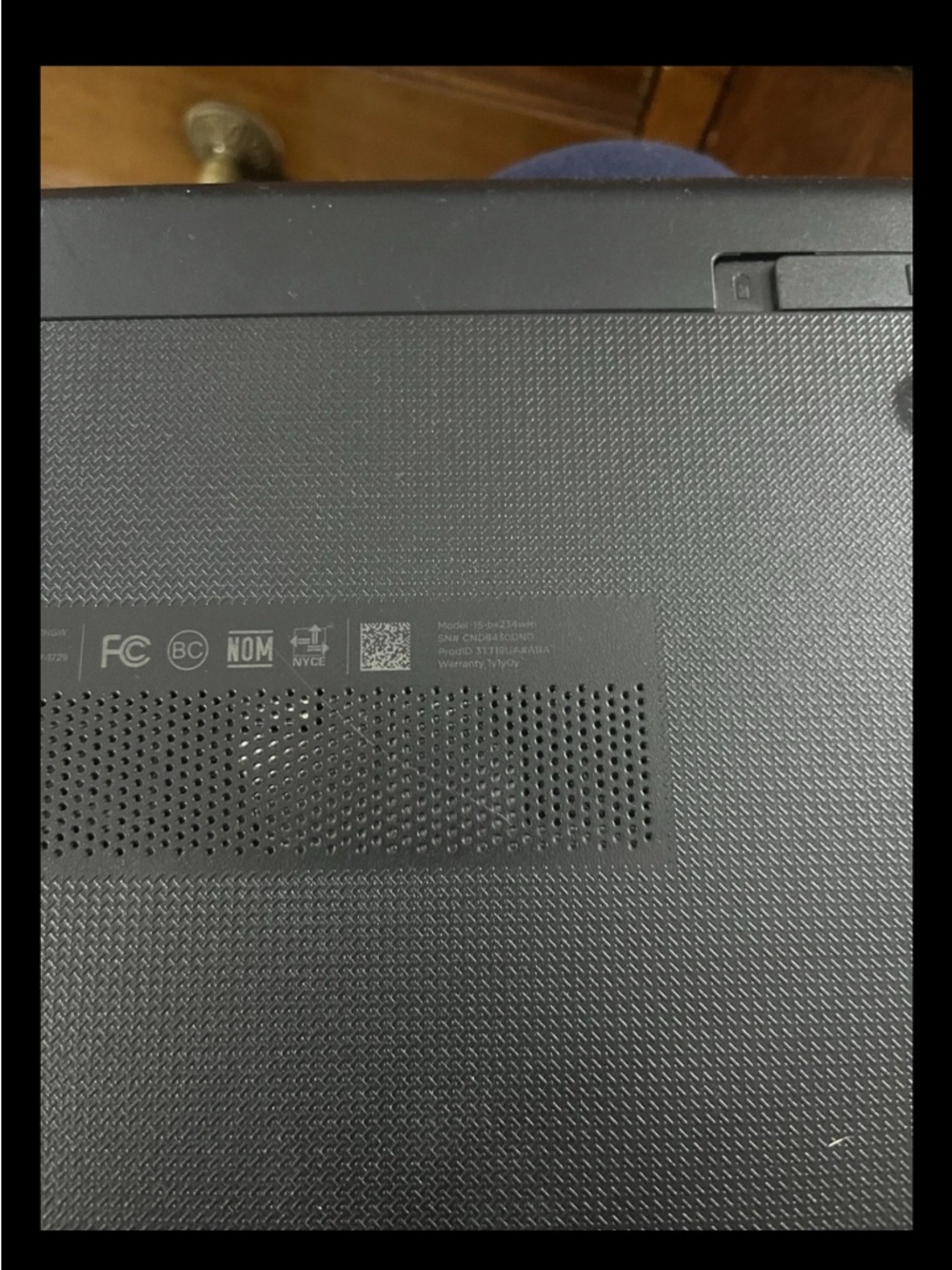 HP 15 Laptop BS234-WM Intel Pentium Silver Red Working Factory Reset WithCharger - Picture 7 of 9
